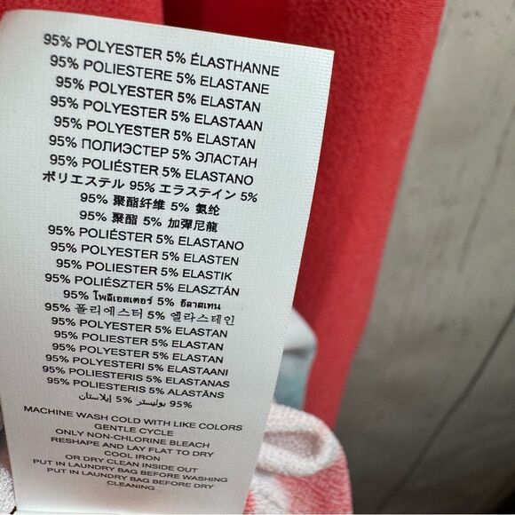 Michael Kors Tie Dyed V Neck Coastal Maxi Sundress Sleeveless Spaghetti Strap - Picture 10 of 15